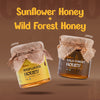 Wild Forest Honey + Sunflower Honey 260 GM + 260 GM (Pack of 2)