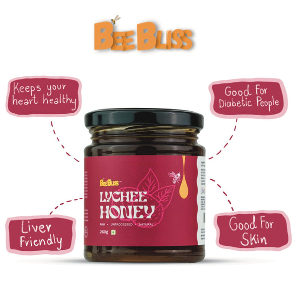 Jamun Honey + Lychee Honey 260 GM + 260 GM (Pack of 2)