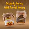 Wild Forest Honey + Organic Honey 260 GM + 260 GM (Pack of 2)