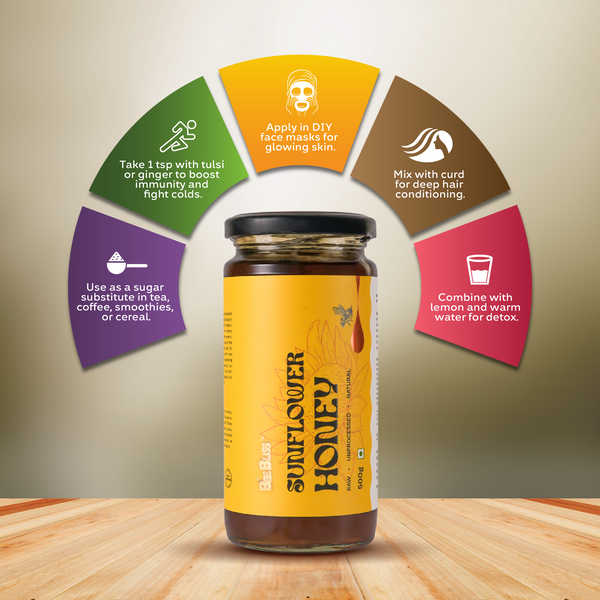 Sunflower Honey + Sunflower Honey 260 GM + 260 GM (Pack of 2)