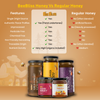 Sunflower Honey + Organic Honey 260 GM + 260 GM (Pack of 2)